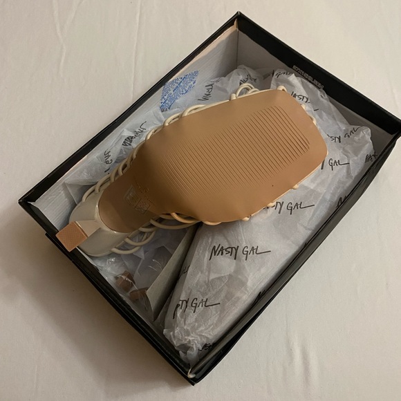 Nasty Gal Strappy High Heel Sandals Never Worn! BNIB! - Picture 5 of 7